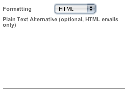 Communicate Formatting Html