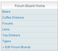 Forum Board Dropdown