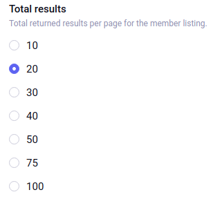 total results